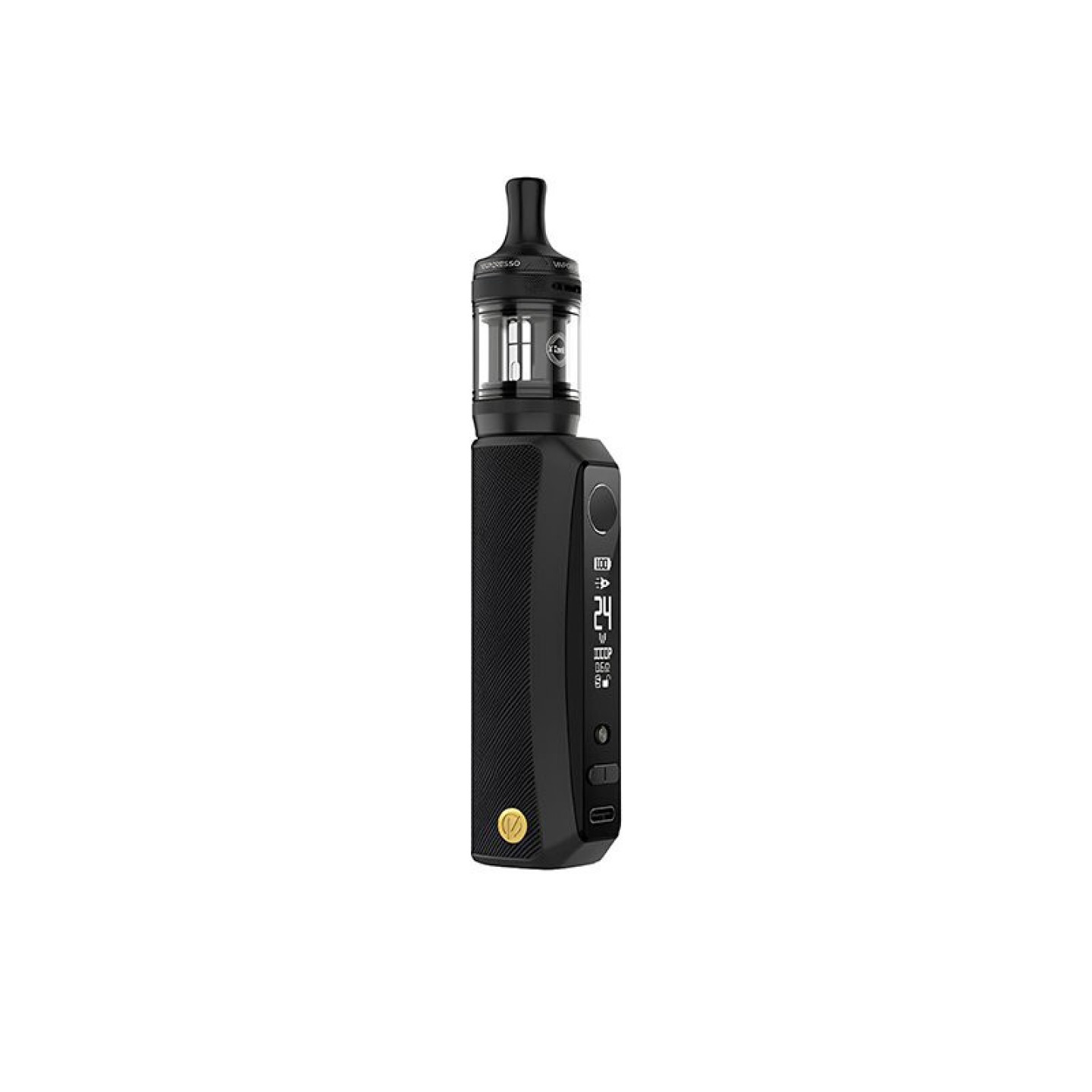 Kit GTX One Pro Vaporesso coloris Black, vue de face
