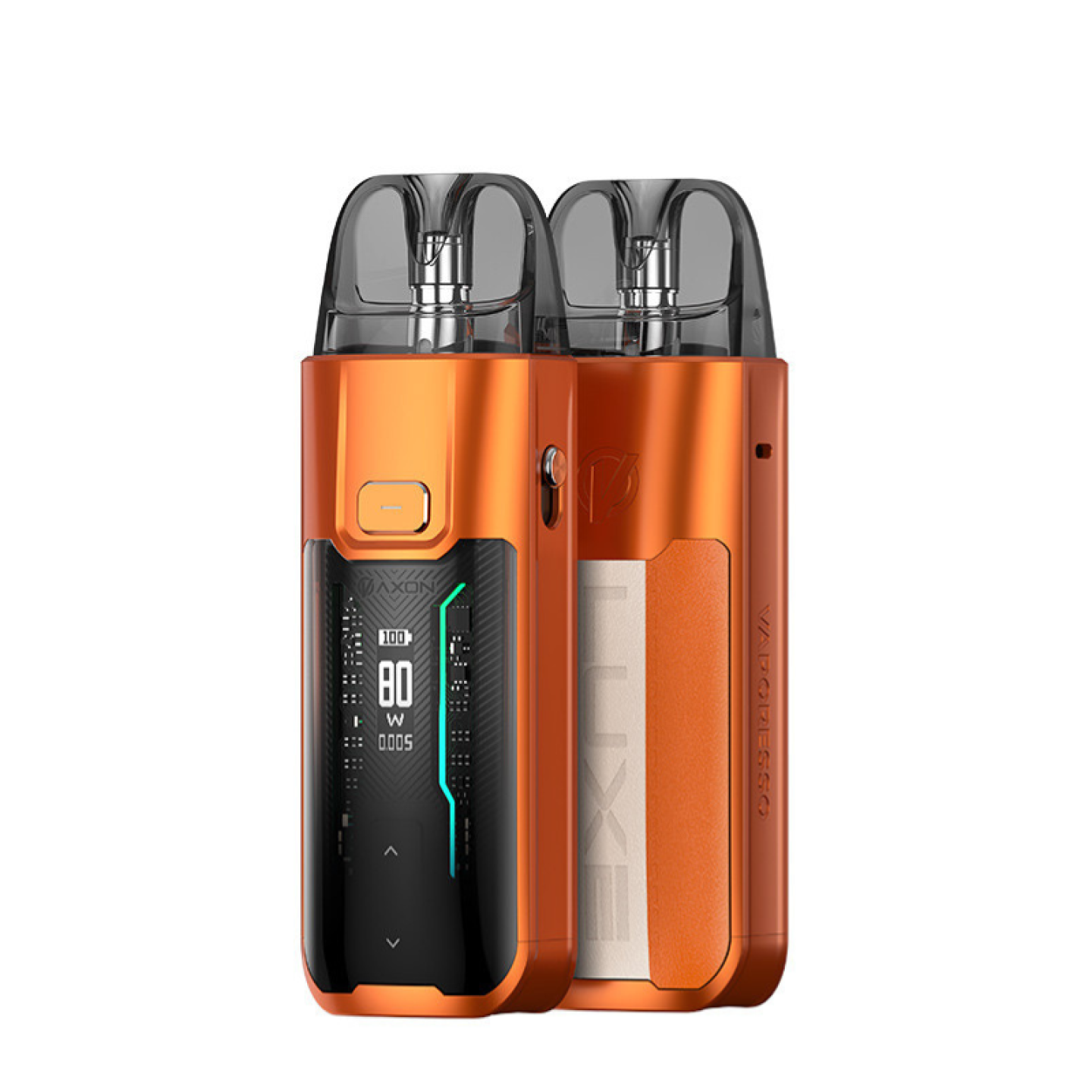 Kit Pod Luxe XR Max Vaporesso coloris Coral Orange Leather, édition cuir