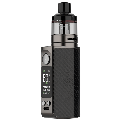 Kit Luxe 80 Vaporesso coloris Carbon Fiber, vue de face