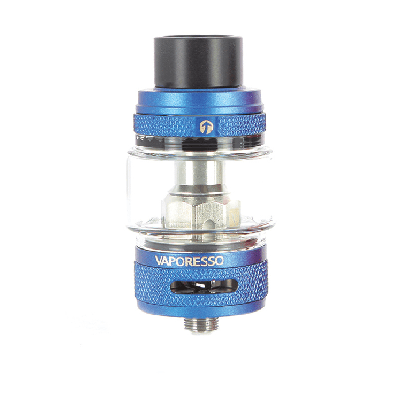 Clearomiseur NRG-S Vaporesso vu de face, réservoir en verre bombé