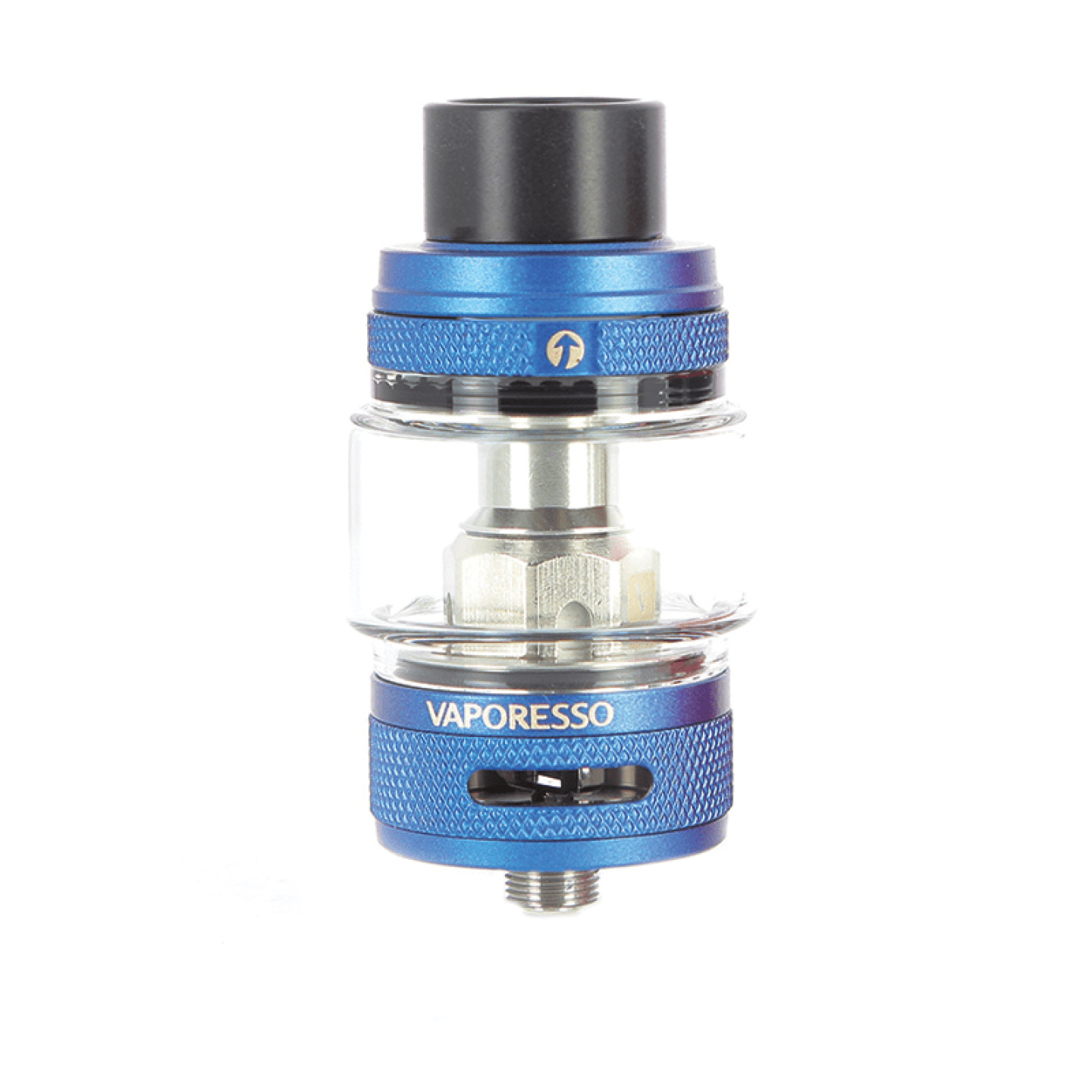 Clearomiseur NRG-S Vaporesso vu de face, réservoir en verre bombé