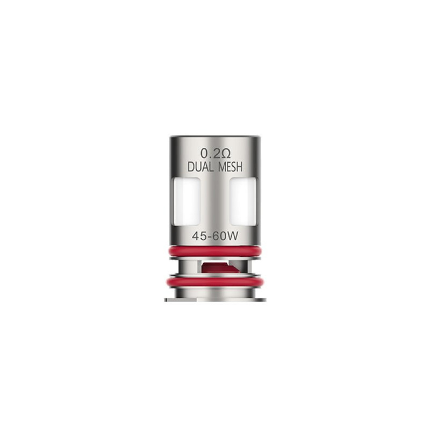 Résistance GTX-4 Dual Mesh Vaporesso 0.2 ohm en gros plan, plage 45-60 W gravée