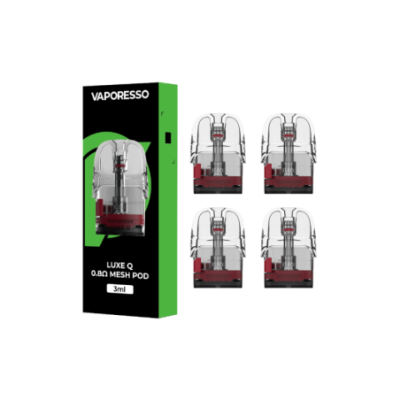 Boîte de 4 cartouches Luxe Q Vaporesso 0.8 ohm 3 ml