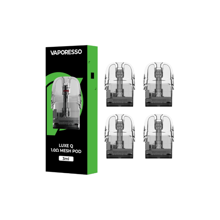 Boîte de 4 cartouches Luxe Q Vaporesso 1 ohm 3 ml