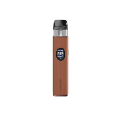 Kit Pod XROS 5 Vaporesso coloris Brown Leather, vue de face