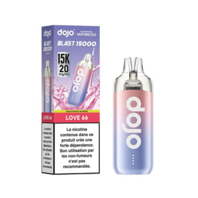 Kit Puff Dojo Blast 15K - Vaporesso - Love 66