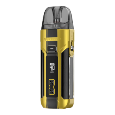 Kit Pod Luxe X Pro Vaporesso coloris Dazzling Yellow, vue de face