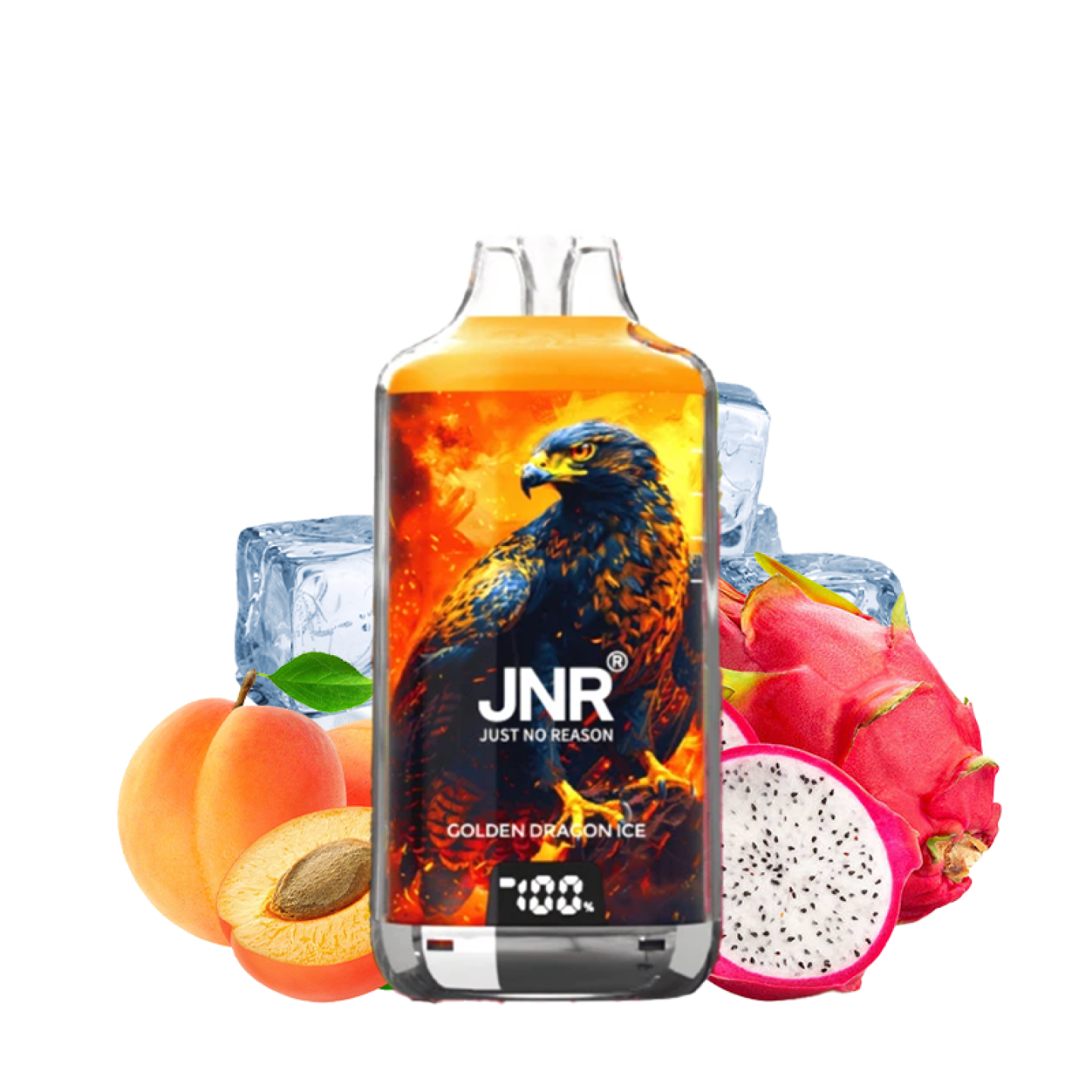 Puff 28K Falcon-X 20mg - JNR - Golden Dragon Ice | 2 fioles + 1 offerte - JNR