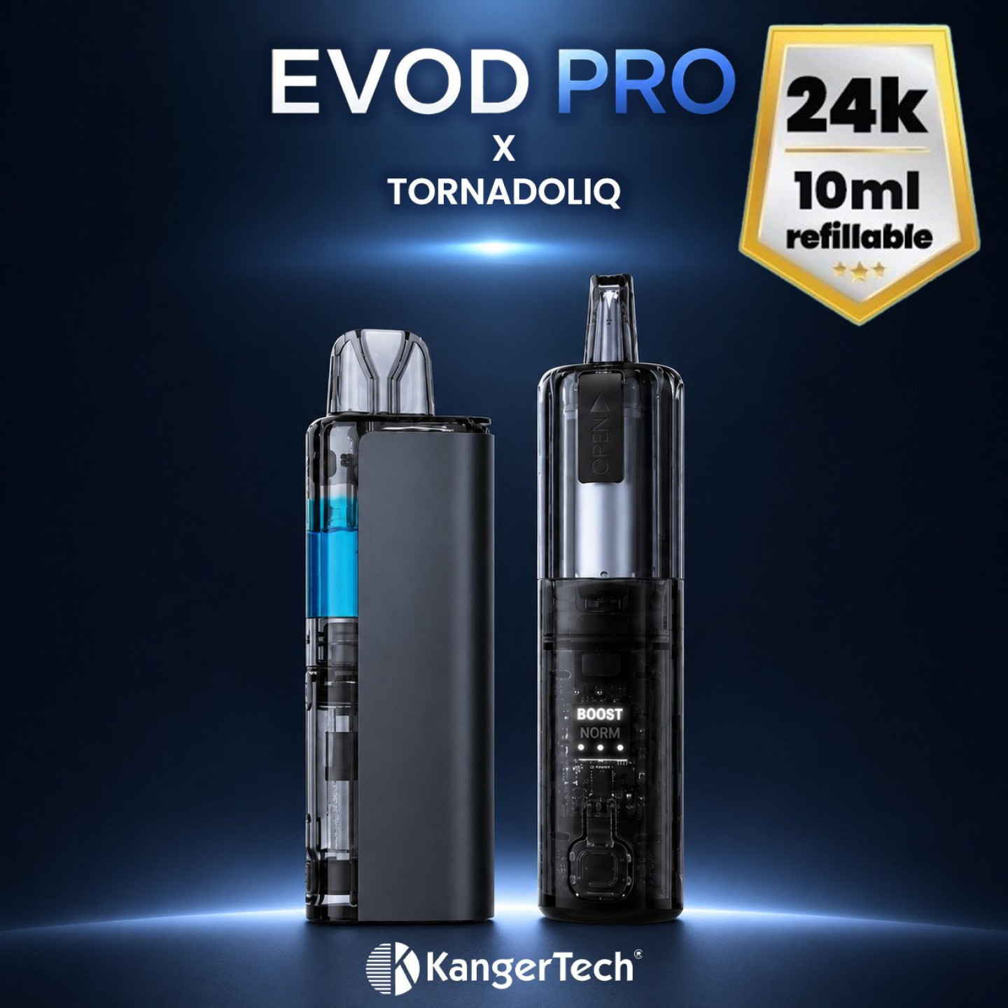 Puff Evod Pro X Tornadoliq 24K - Kangertech