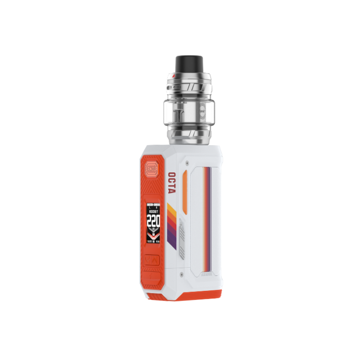 Kit Armour Octa Vaporesso coloris Aero White, vue de face