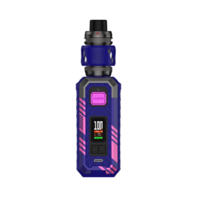 Kit Armour S Vaporesso coloris Cyber Blue, vue de face
