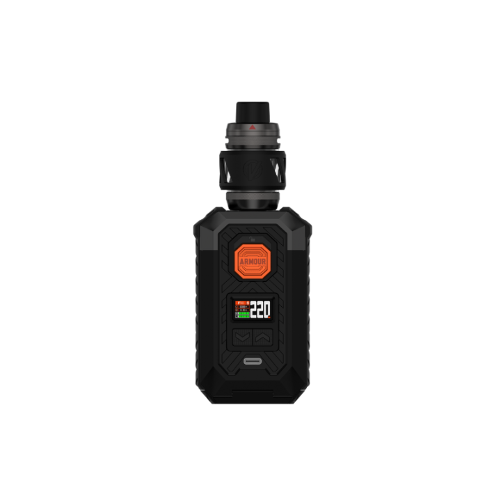 Kit Armour Max Vaporesso coloris Black, vue de face