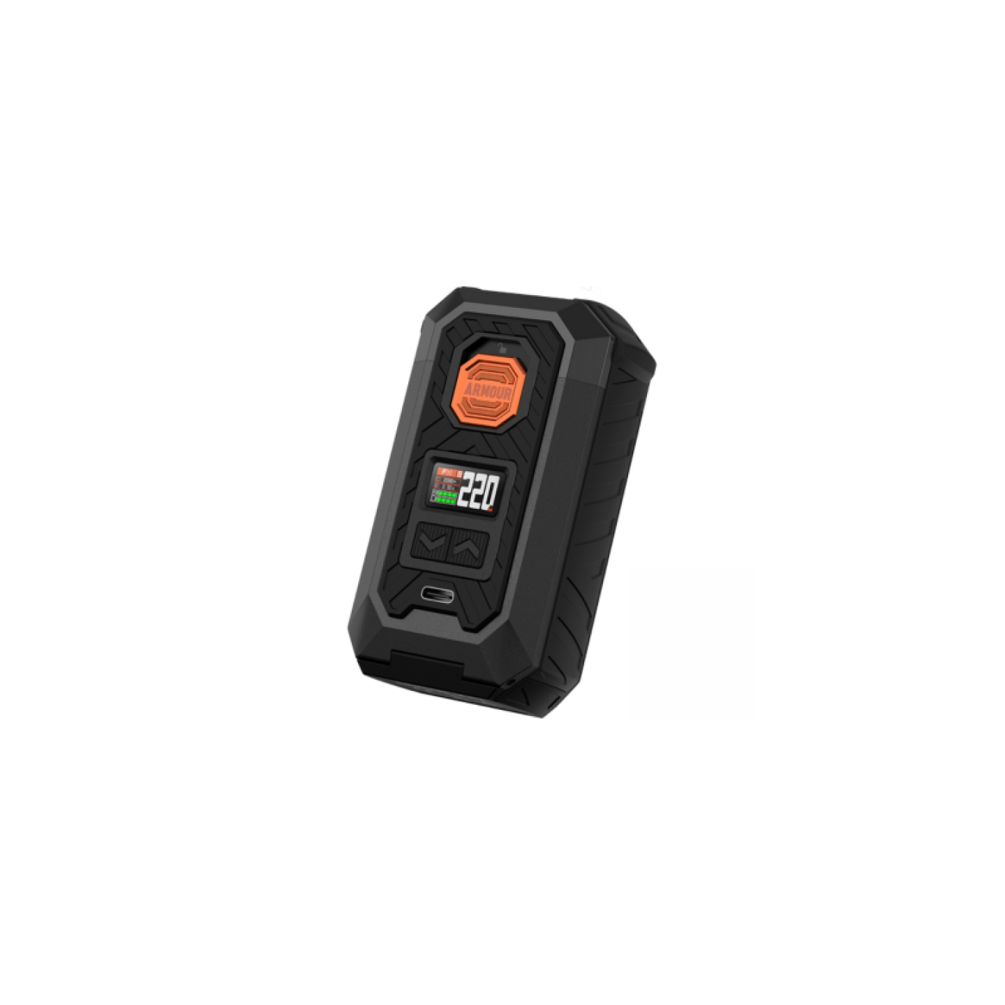 Box Armour Max Vaporesso coloris Black, vue de face