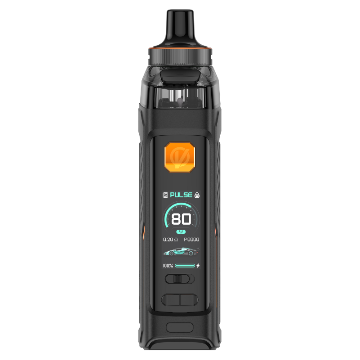 Kit Pod Armour G Vaporesso coloris Black, vue de face