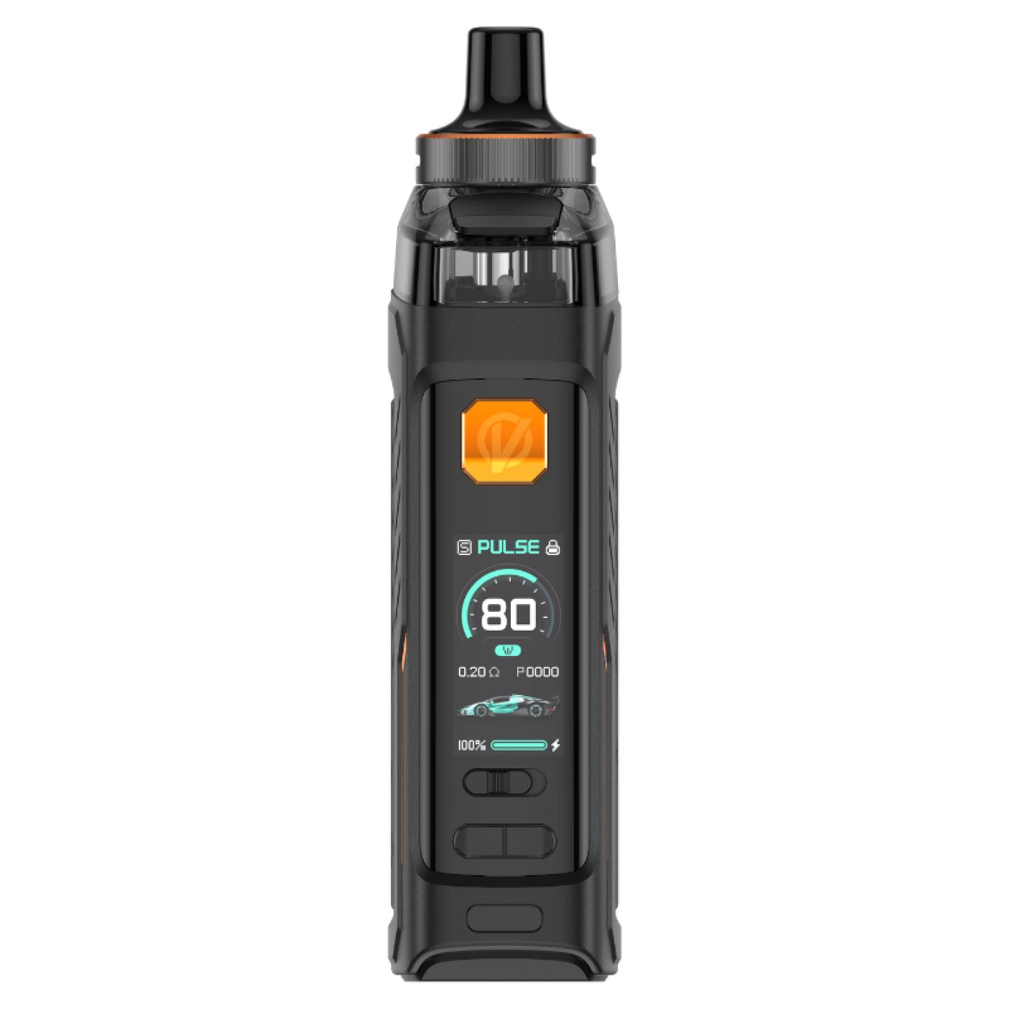Kit Pod Armour G Vaporesso coloris Black, vue de face