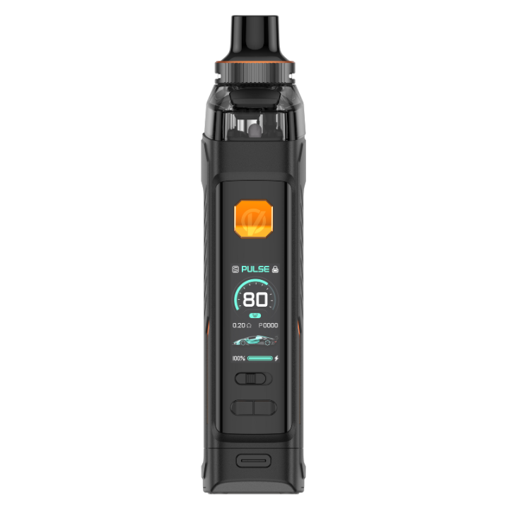 Kit Pod Armour GS Vaporesso coloris Black, vue de face