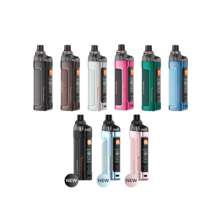 Gamme de coloris du kit pod Armour GS Vaporesso