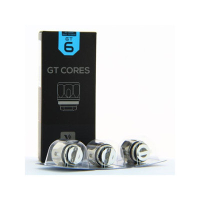 Boîte de résistances GT6 Core Vaporesso 0.2 ohm et trois résistances sous blister
