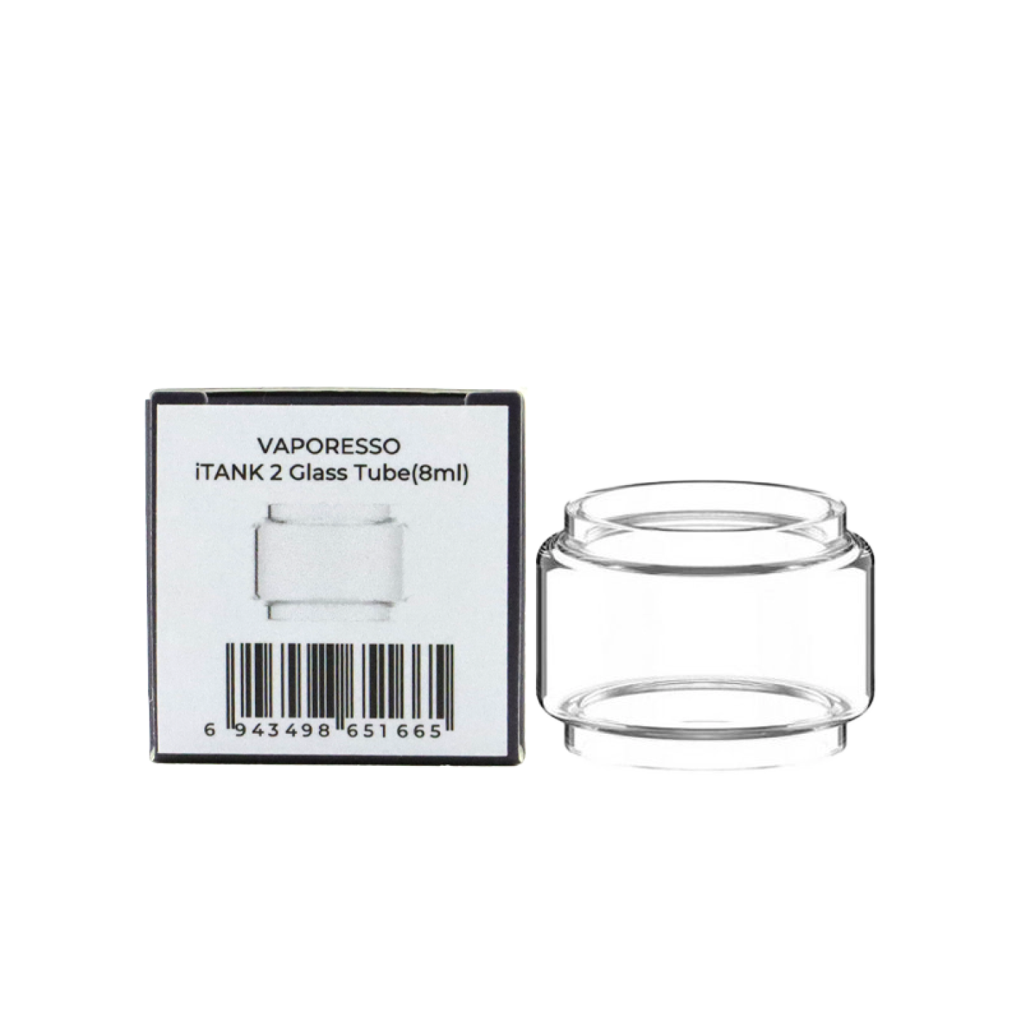 Pyrex iTank 2 8 ml Vaporesso présenté avec sa boîte d'origine