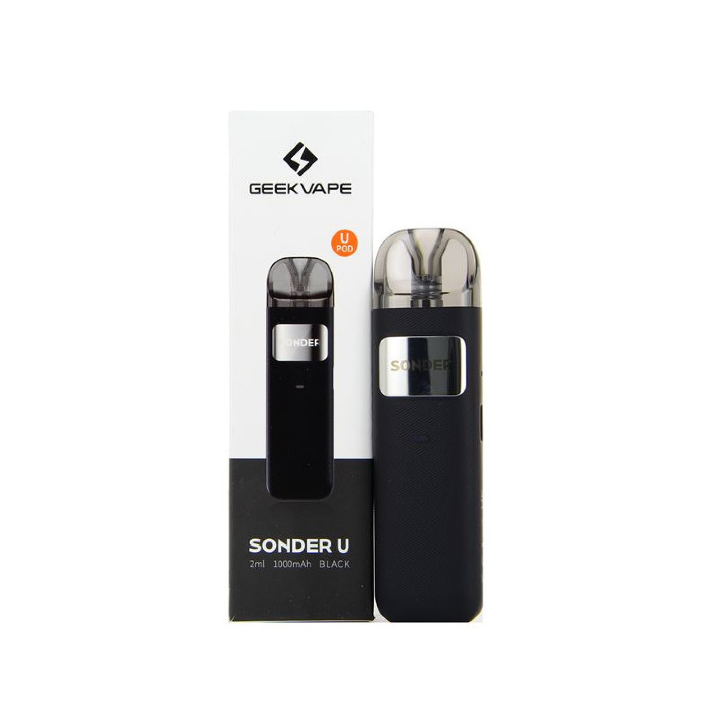 Boîte du kit pod Sonder U Geekvape avec l'appareil