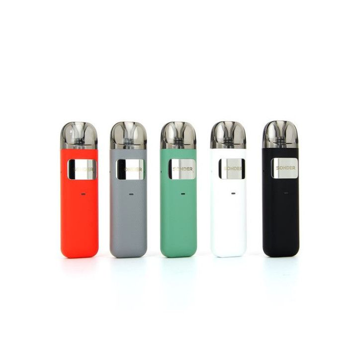 Plusieurs coloris du kit pod Sonder U Geekvape côte à côte