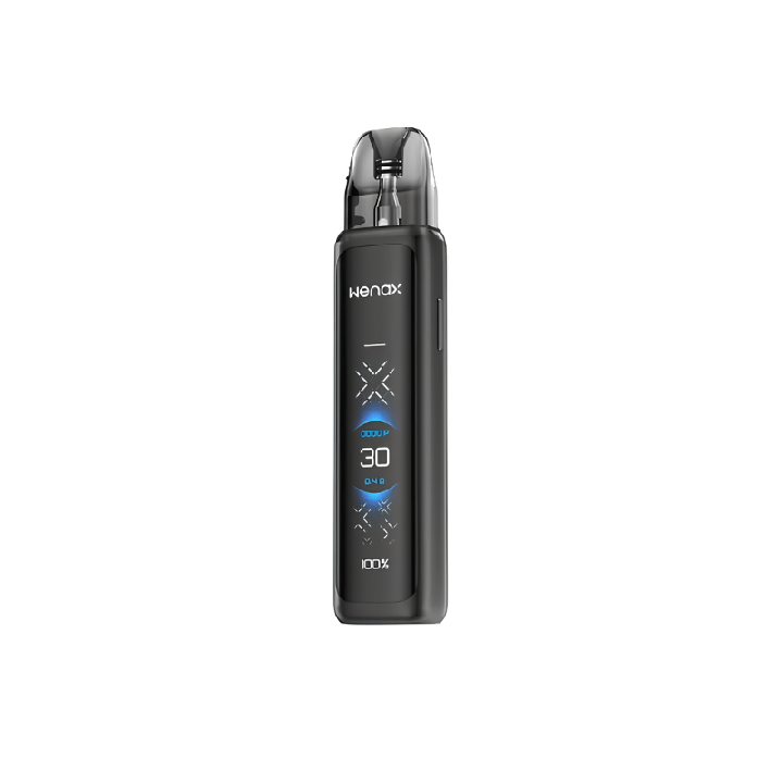 Kit Pod Wenax Q Ultra Geekvape coloris Carbon Black, vue de face