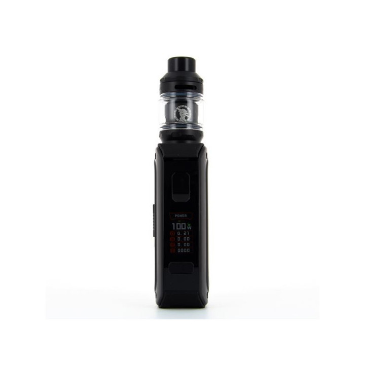 Kit Aegis Max 2 Geekvape vu de côté, écran allumé
