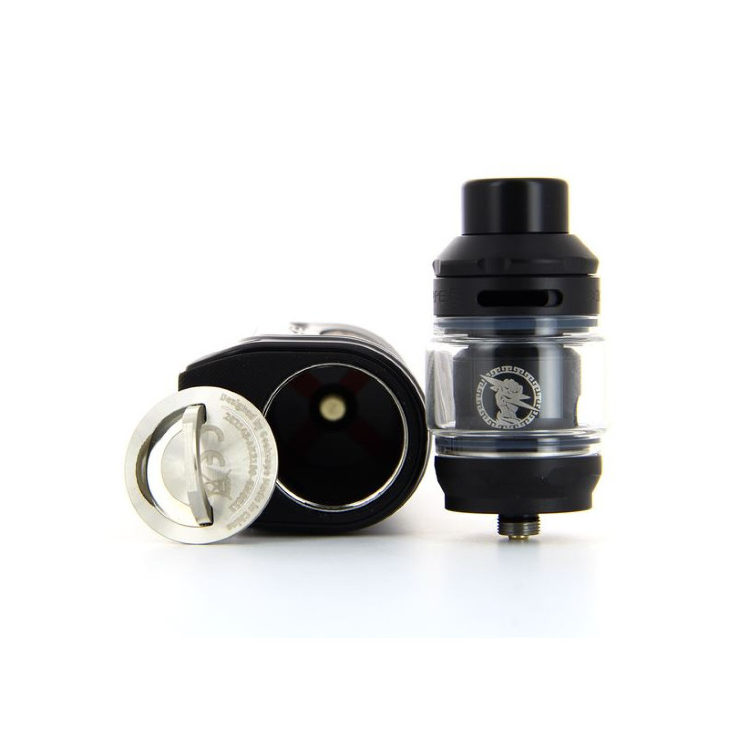 Box Aegis Max 2 Geekvape avec son capuchon d'accu retiré
