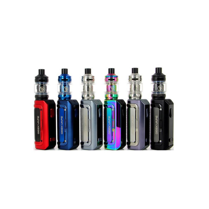 Six coloris du kit Aegis Mini 2 Geekvape alignés