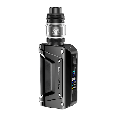 Kit Aegis Legend 3 Geekvape coloris Black avec clearomiseur Z Fli, vue de face