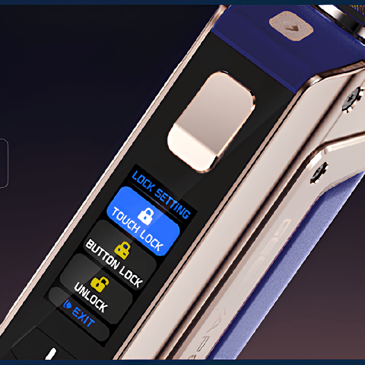 Menu de verrouillage de la box Aegis Legend 3 Geekvape