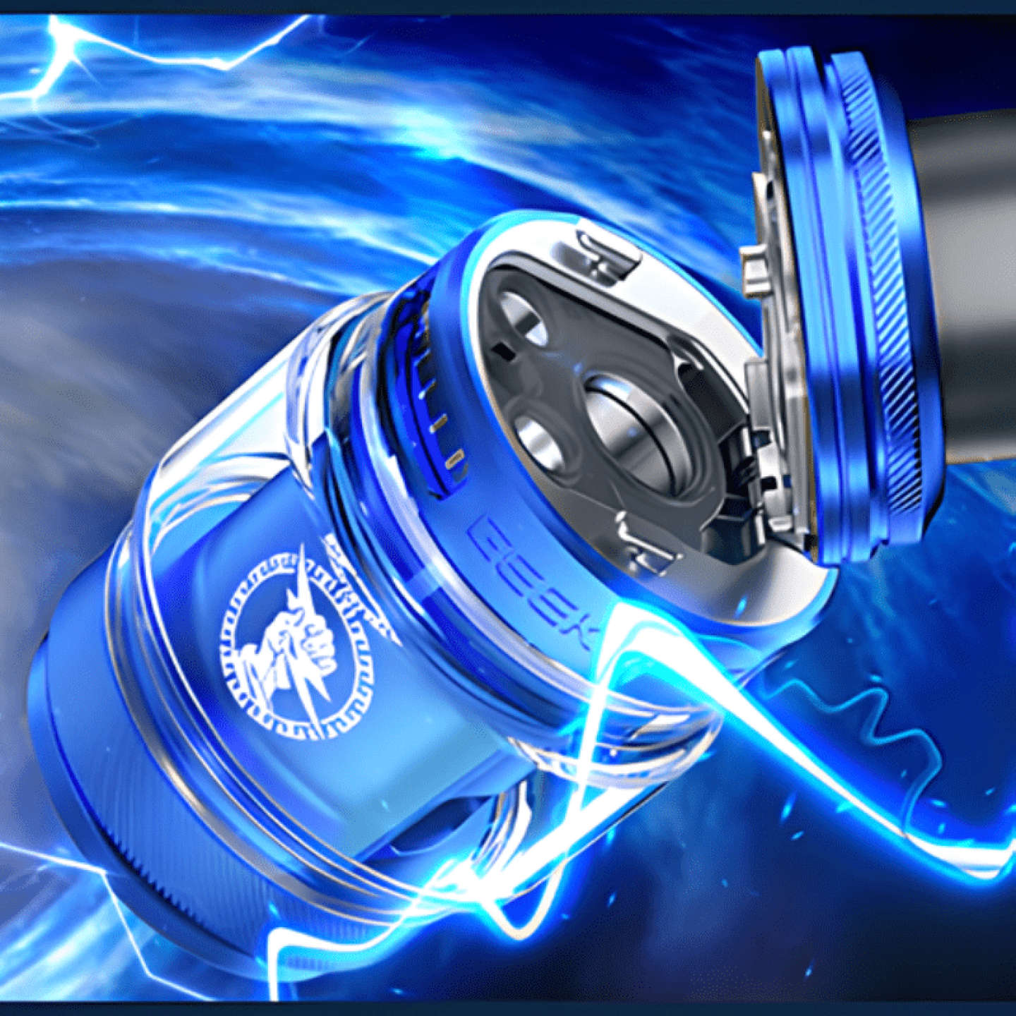 Capuchon ouvert pour le remplissage par le haut du clearomiseur Geekvape
