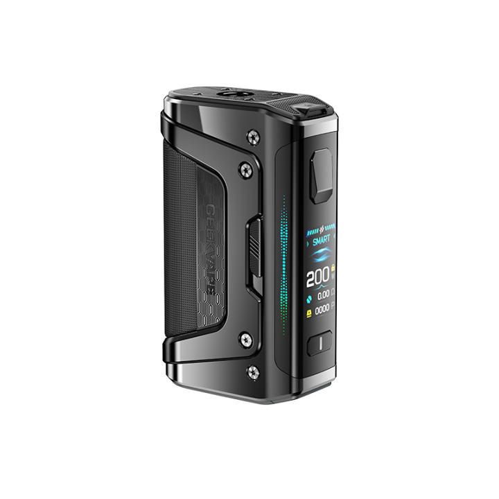 Box Aegis Legend 5 Geekvape coloris Carbon Black, vue de face