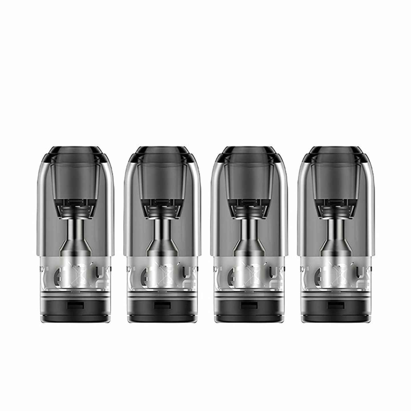 Quatre cartouches Wenax M1 V2 Geekvape vues de face