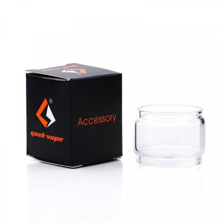 Verre bulle Zeus Geekvape posé à côté de sa boîte Accessory