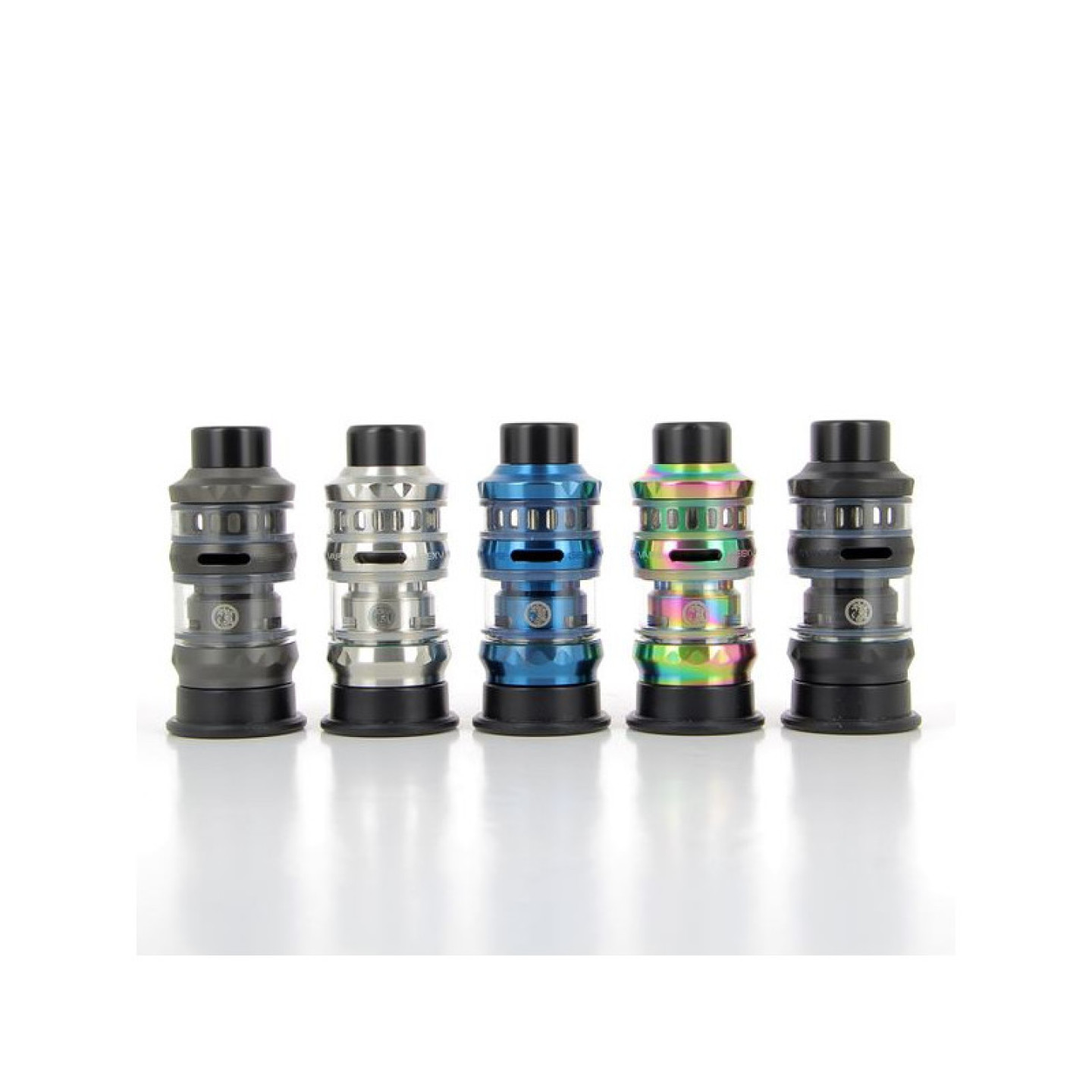 Gamme de coloris du clearomiseur P Subohm Geekvape alignée