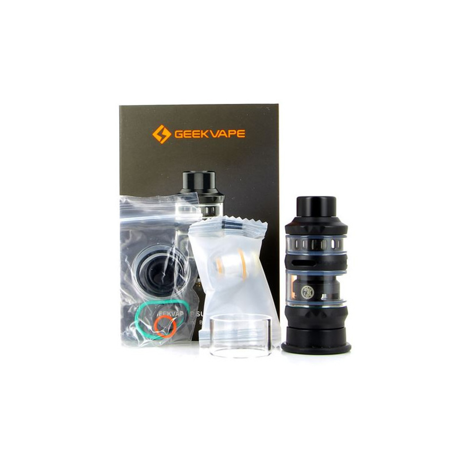 Contenu de la boîte du clearomiseur P Subohm Geekvape avec pièces de rechange