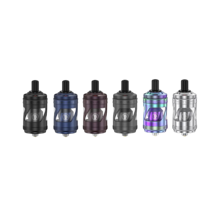 Les six coloris du clearomiseur Z Nano MTL Geekvape alignés