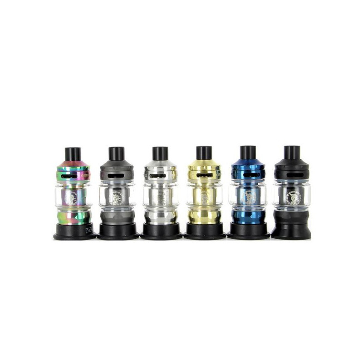 Les six coloris du clearomiseur Z Nano 2 Geekvape en rang