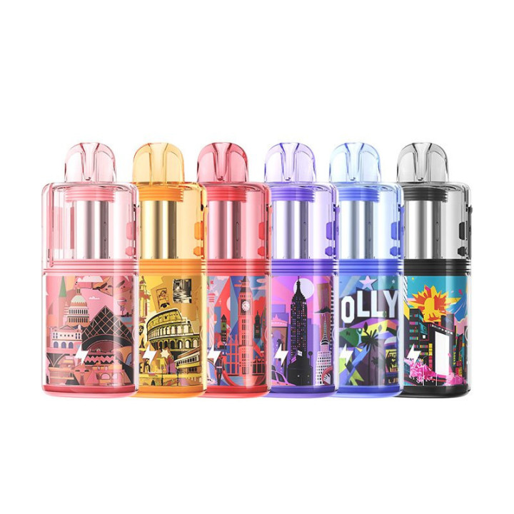 Gamme de coloris du kit pod Kloud Geekvape et leurs décors de villes