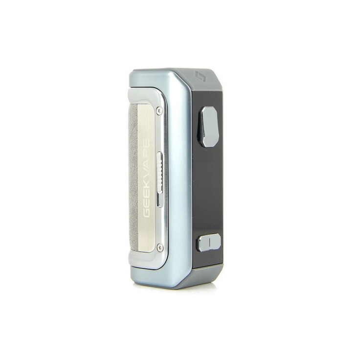 Box Aegis Mini 2 M100 Geekvape coloris Silver, vue de trois quarts