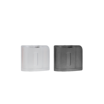 Capuchons de cartouche Soul Geekvape en White Frost et Black Frost, vue de face