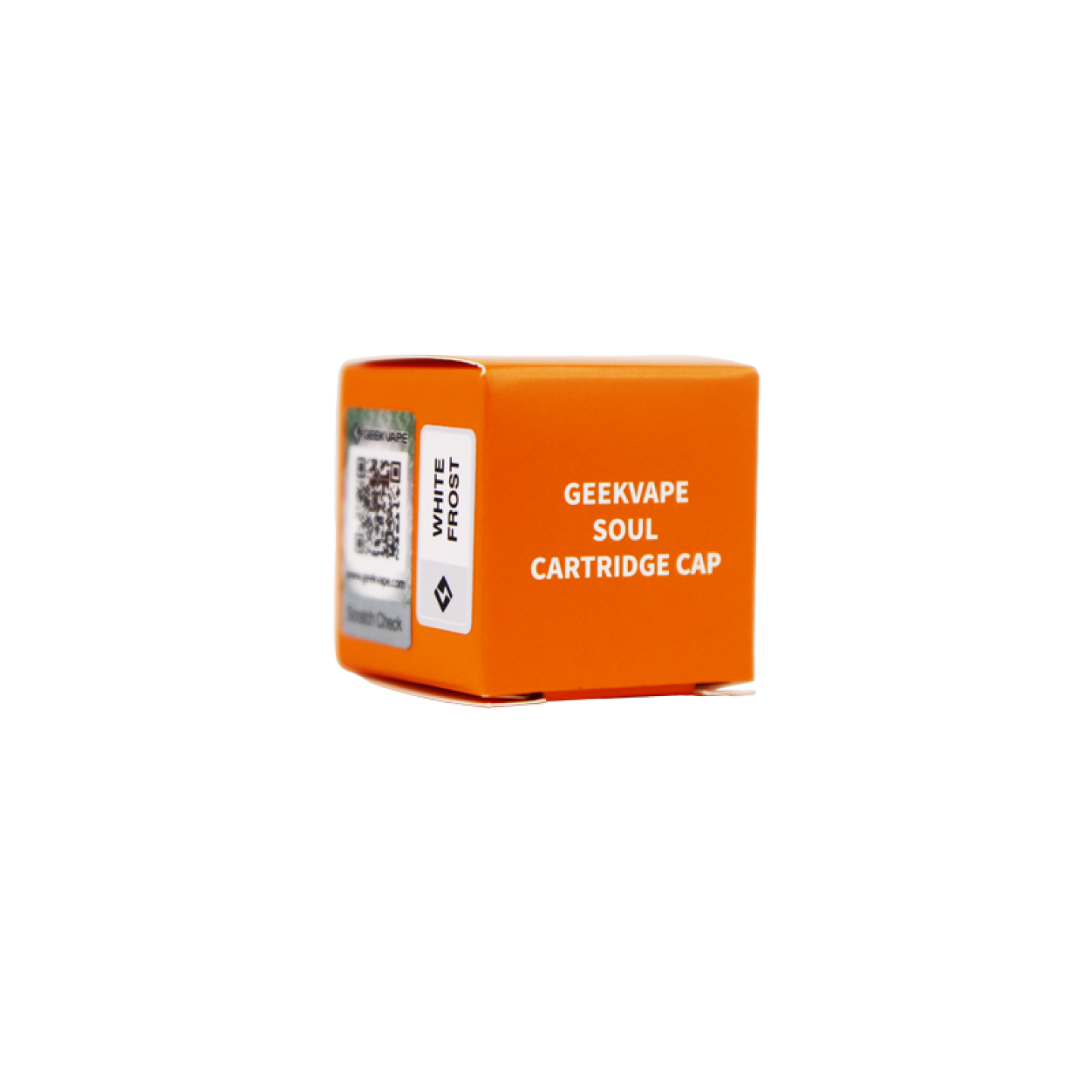 Boîte orange Geekvape Soul Cartridge Cap, étiquette White Frost