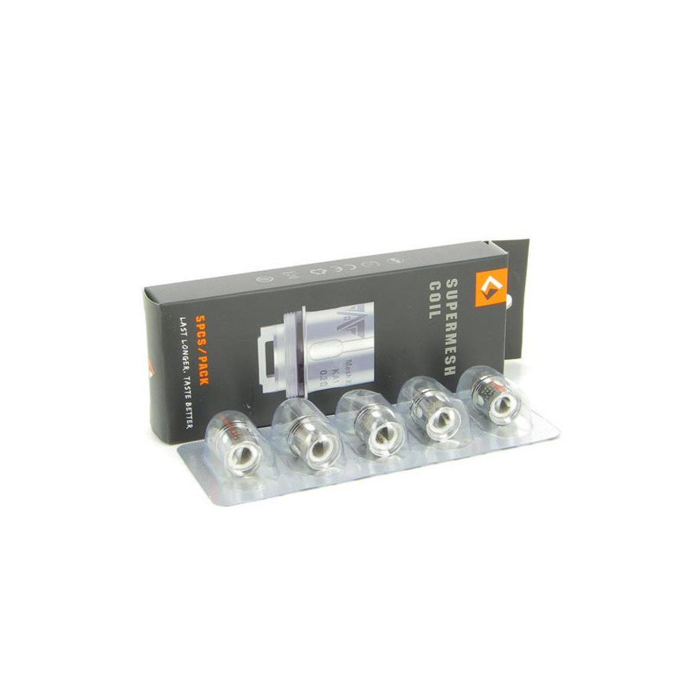 Boîte de résistances Super Mesh Geekvape et cinq têtes sous blister