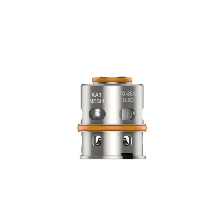 Résistance M Series Geekvape 0.2 ohm en gros plan, gravure KA1 Mesh 70-85 W
