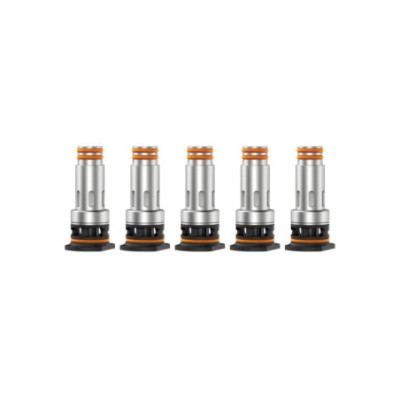 Pack de 5 résistances mesh J Series Geekvape à bague orange