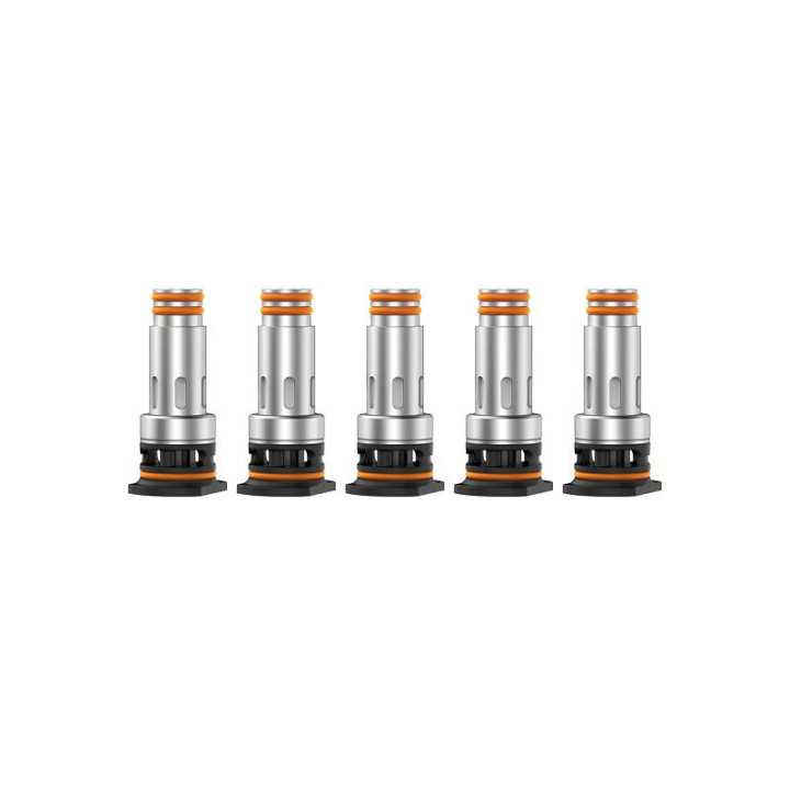 Pack de 5 résistances mesh J Series Geekvape à bague orange