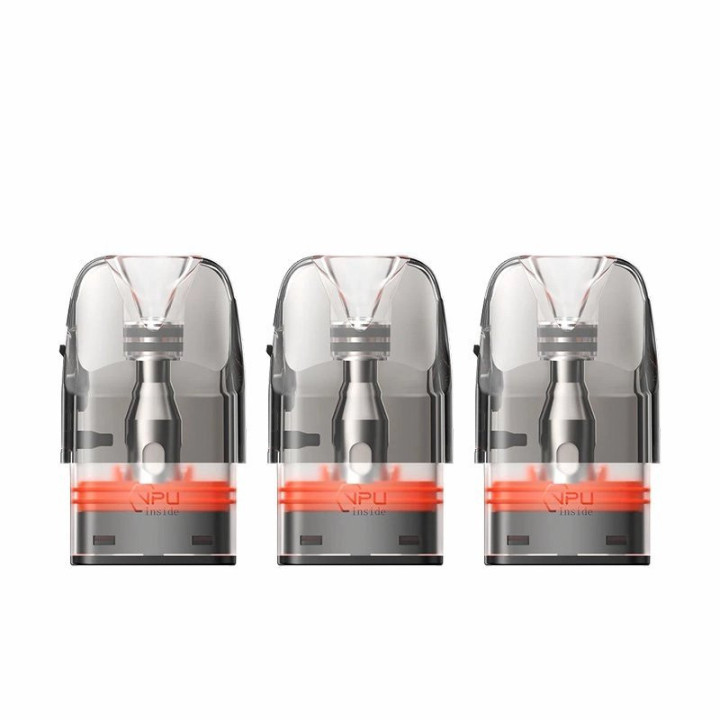 Trois cartouches Q 3 ml Geekvape 0.6 ohm à base orange
