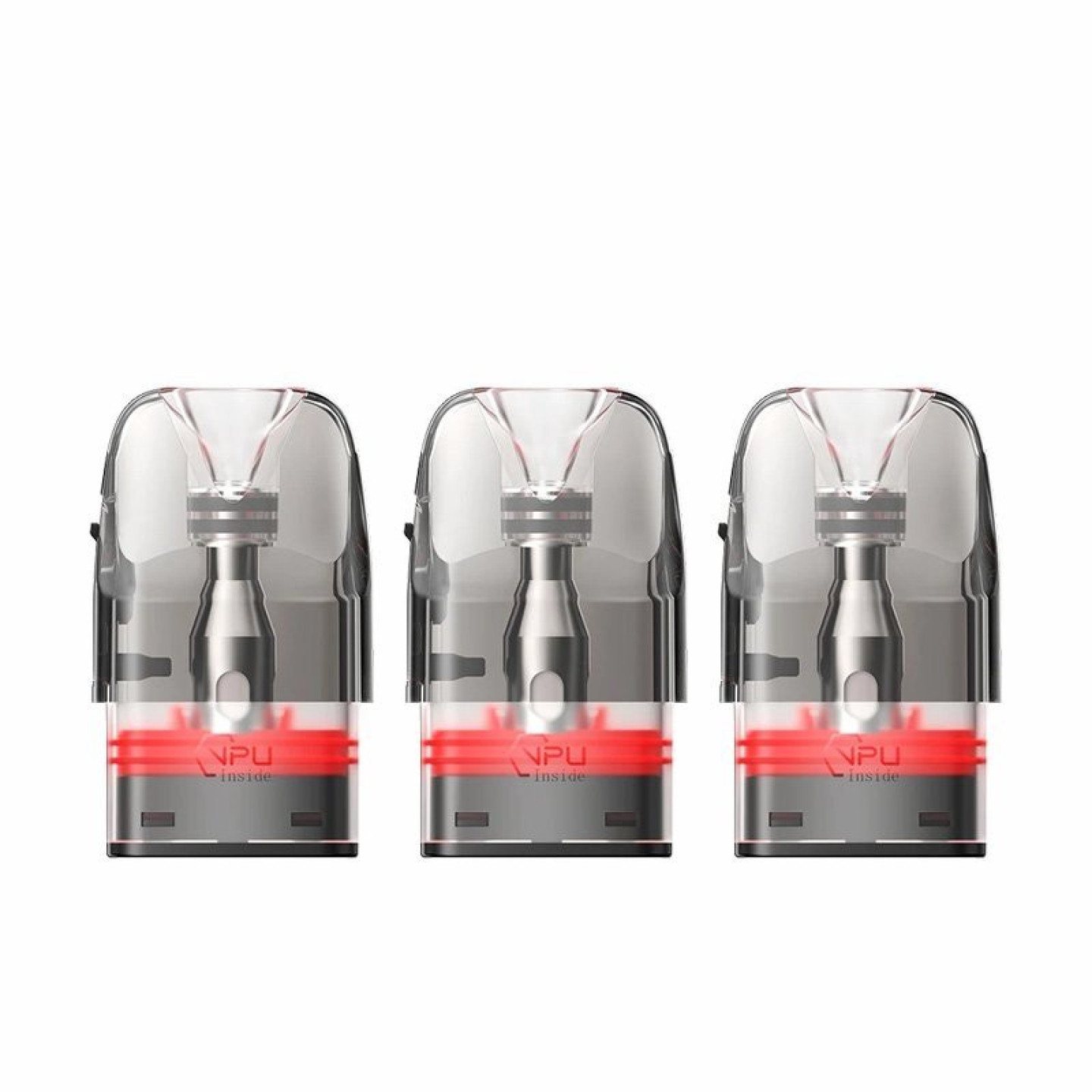 Trois cartouches Q 3 ml Geekvape 0.4 ohm à base rouge