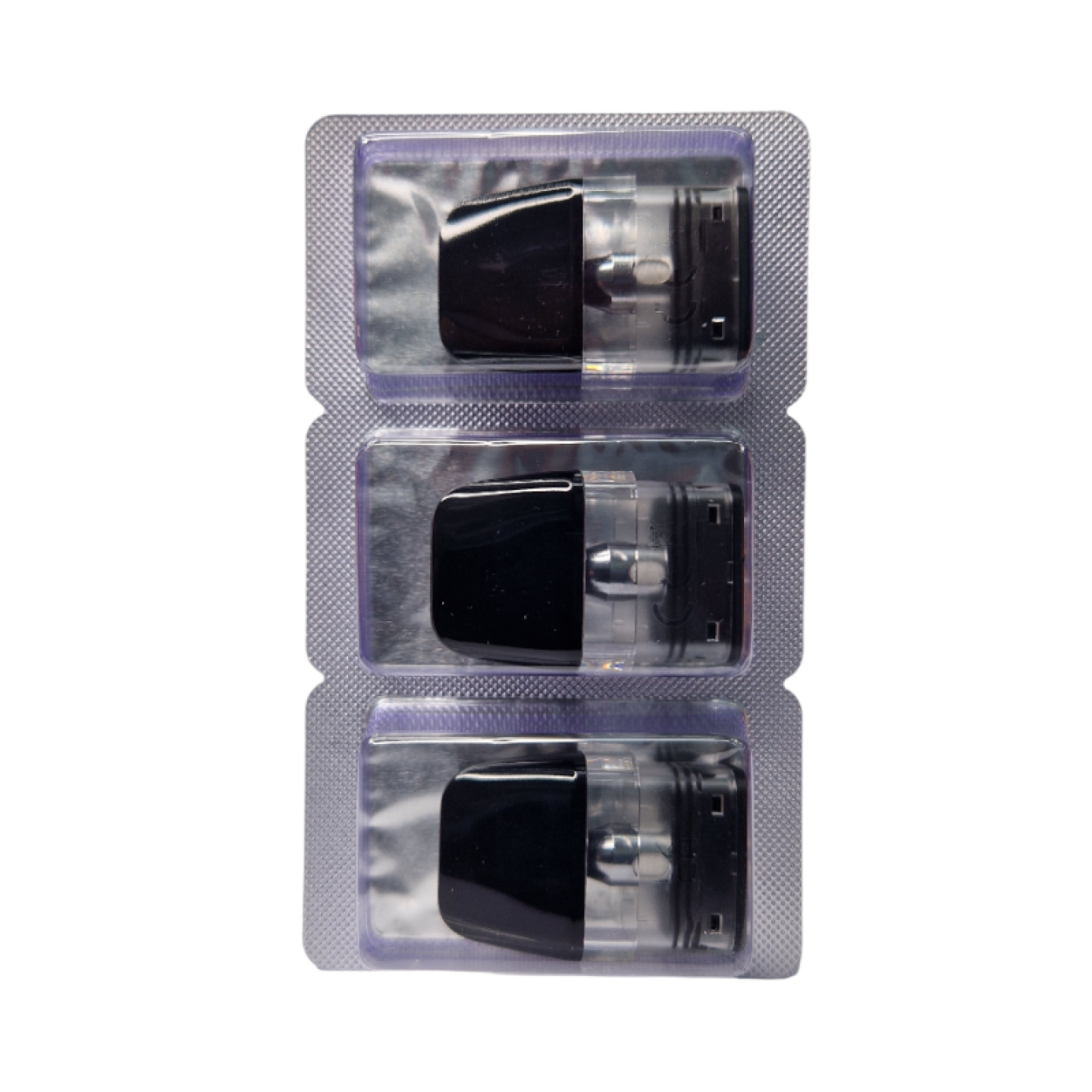 Trois cartouches Q 2 ml Geekvape à embout noir dans leur blister